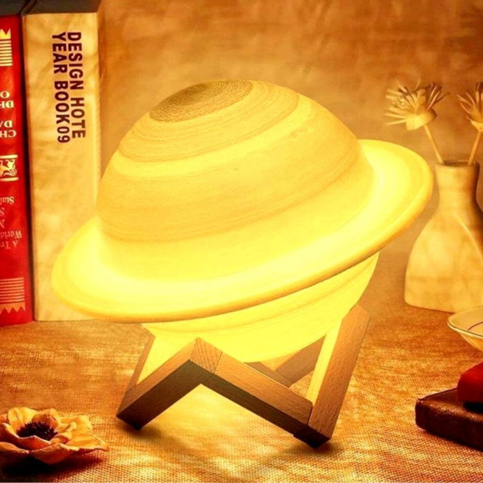 Lampa LED 3D, Saturn XL, 15cm, Steaua lui Ninib [4]