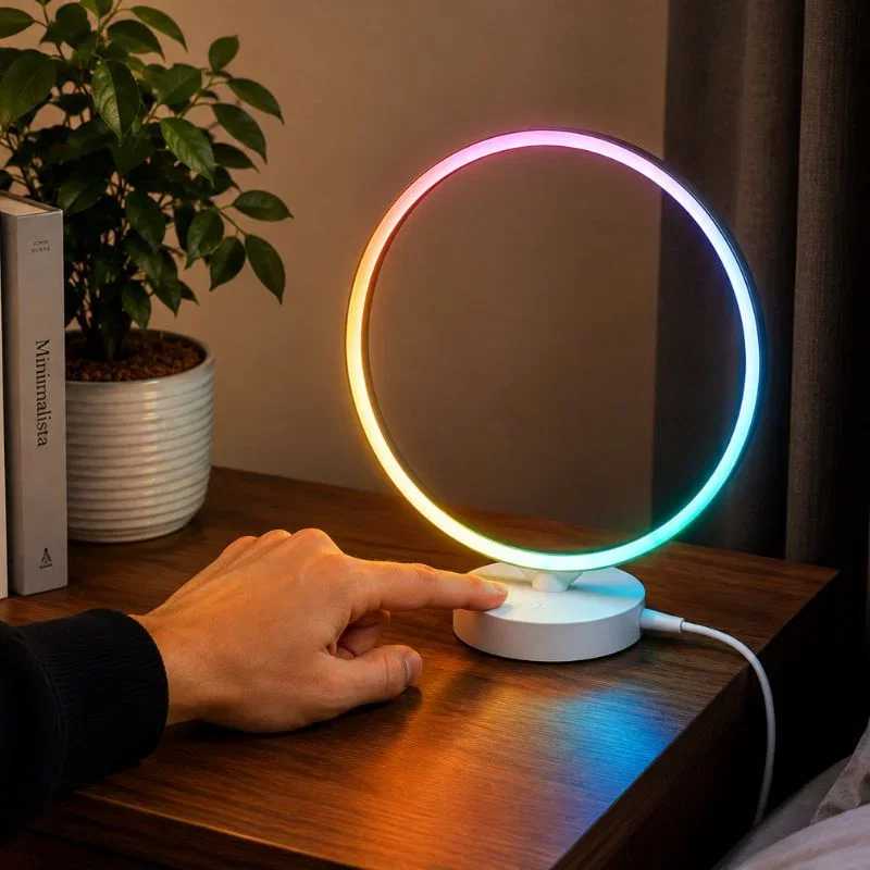 Lampa LED XL Rotunda - 32 cm, RGB Effect [31]