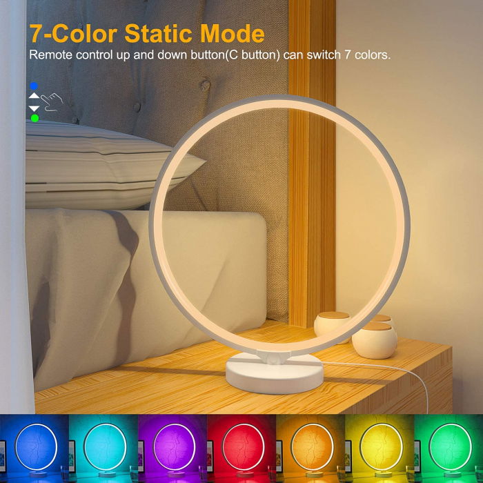 Lampa LED XL Rotunda - 32 cm, RGB Effect [27]