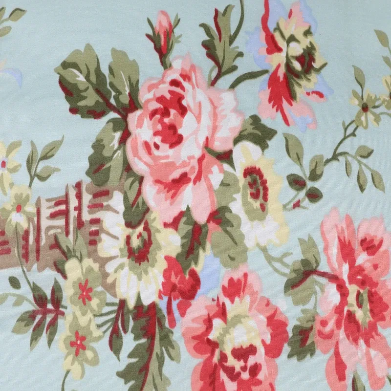 Lenjerie pat dublu, model floral, 200x220 cm, doua huse de perna [5]