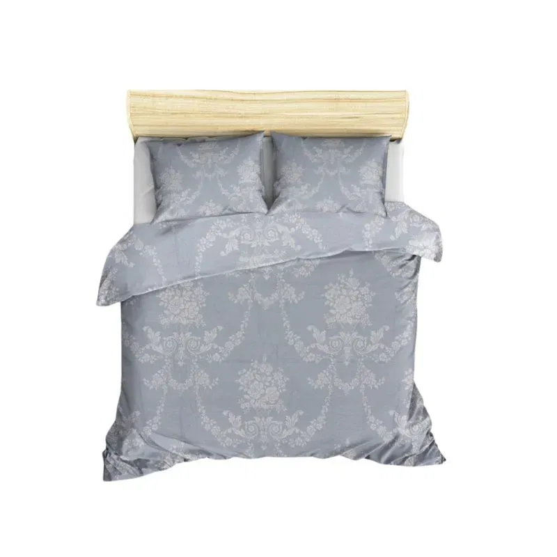 Lenjerie ranforce Gloria - Albastru, 200x220 cm, 2 fete de perna [2]