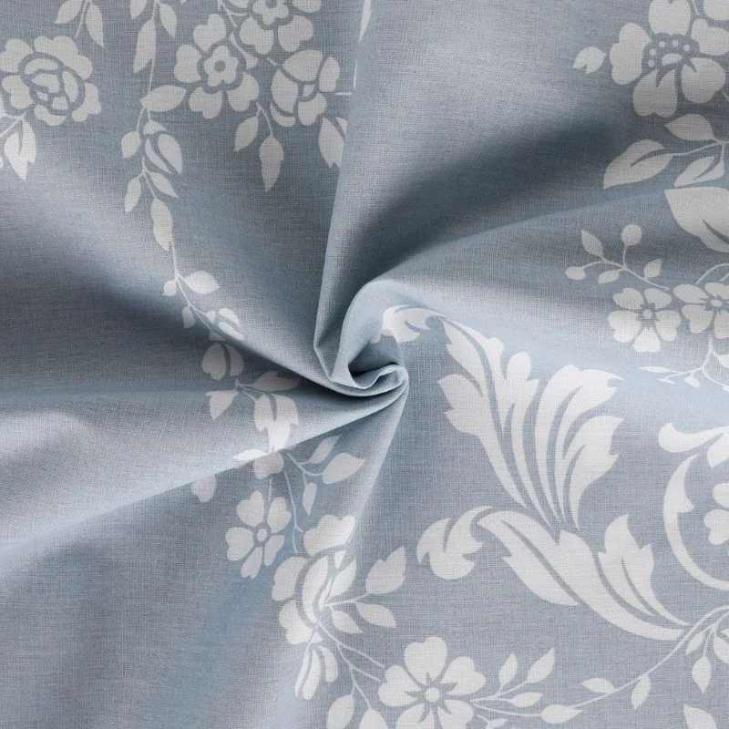 Lenjerie ranforce Gloria - Albastru, 200x220 cm, 2 fete de perna [4]