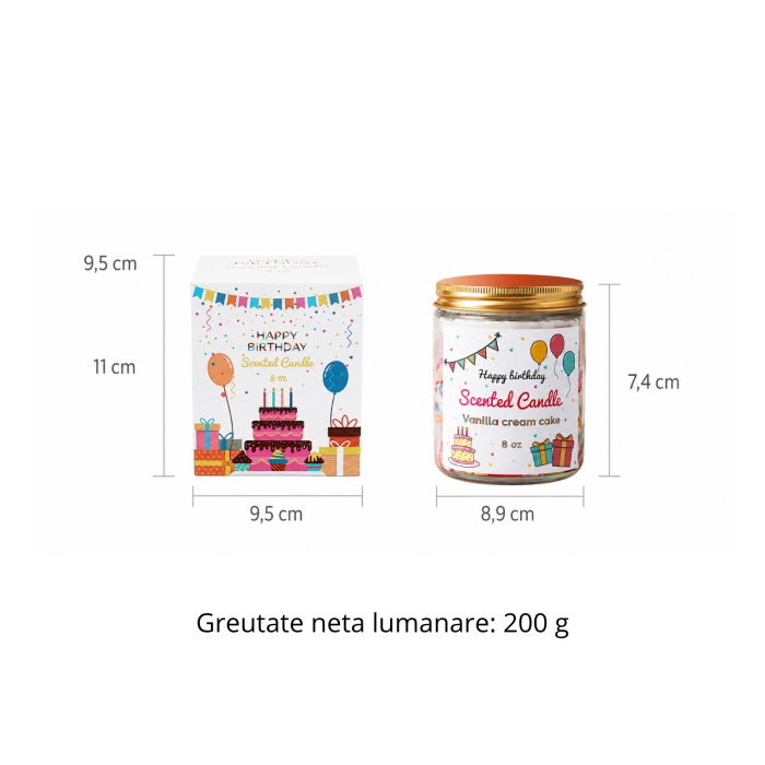 Lumanare Parfumata Happy Birthday [11]