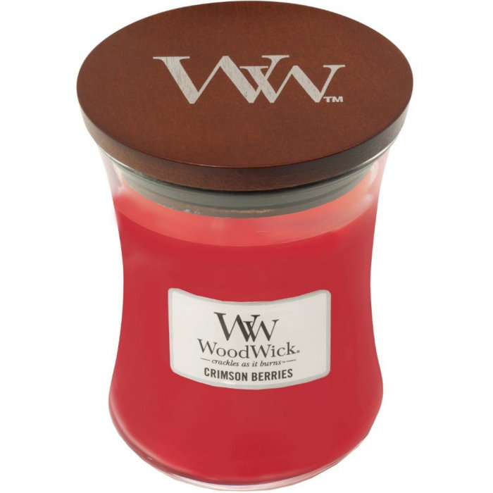 LUMANARE PARFUMATA WOODWICK CRIMSON BERRIES BORCAN MEDIU [3]