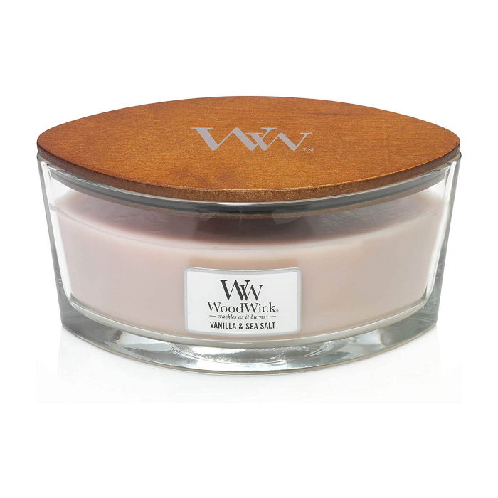 LUMANARE PARFUMATA WOODWICK ELLIPSE VANILLA & SEA SALT [3]