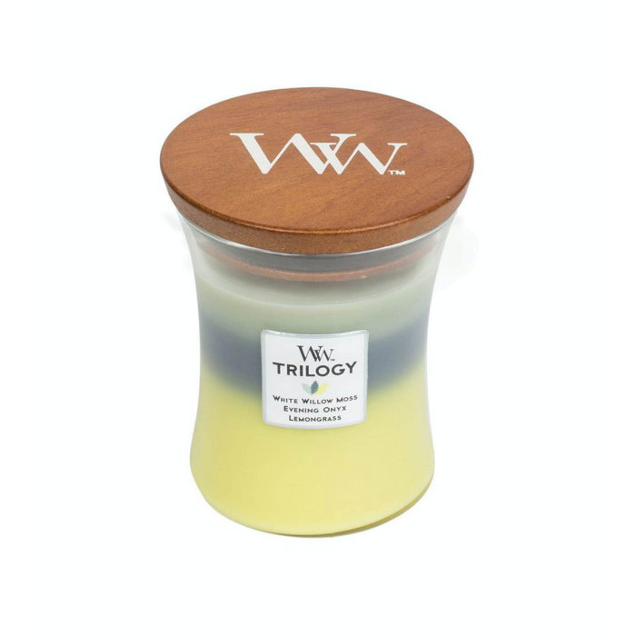 LUMANARE PARFUMATA WOODWICK TRILOGY WOODLAND SHADE BORCAN MEDIU [3]