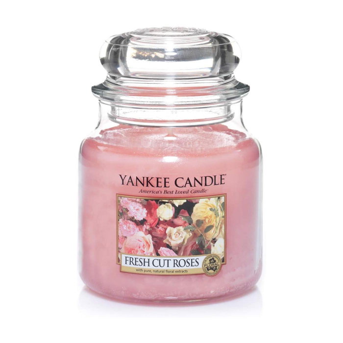 LUMANARE PARFUMATA YANKEE FRESH CUT ROSES BORCAN MEDIU [3]