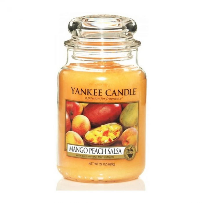 LUMANARE PARFUMATA YANKEE MANGO PEACH SALSA BORCAN MARE [2]