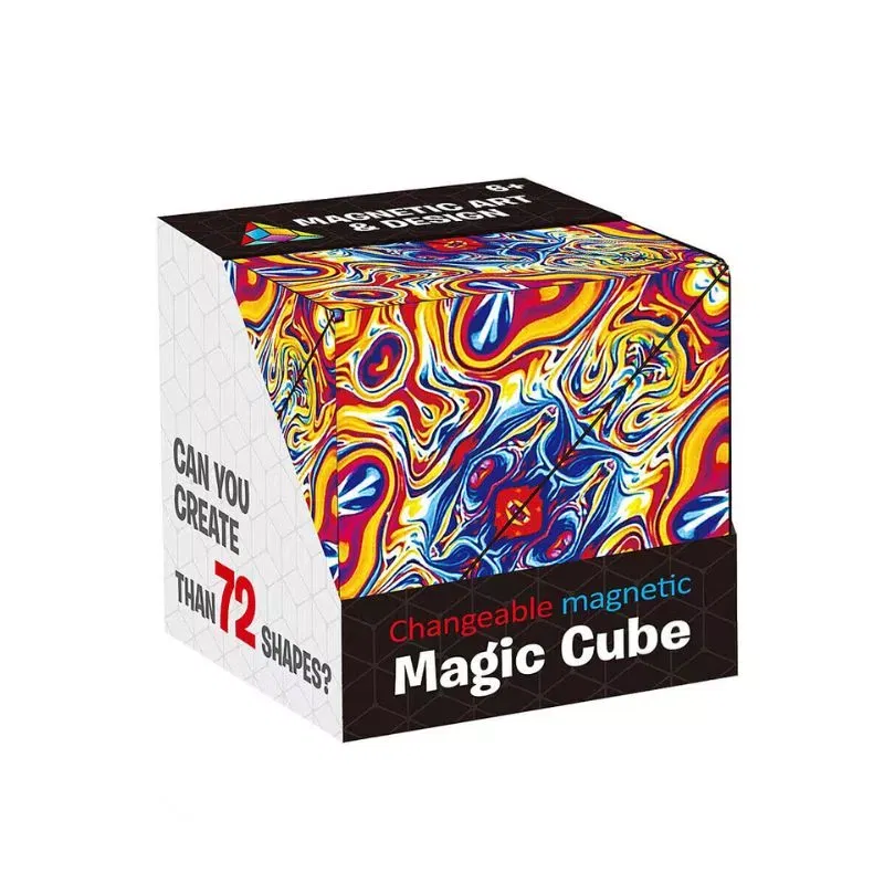 Puzzle 3D Magic Cub Magnetix cu peste 70 de forme [6]