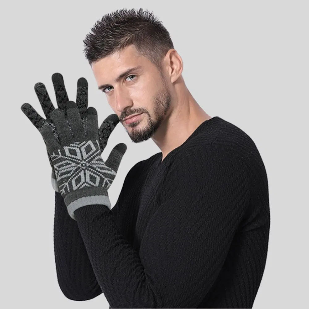 Manusi barbati iTouch screen sensitive, Rombo [7]