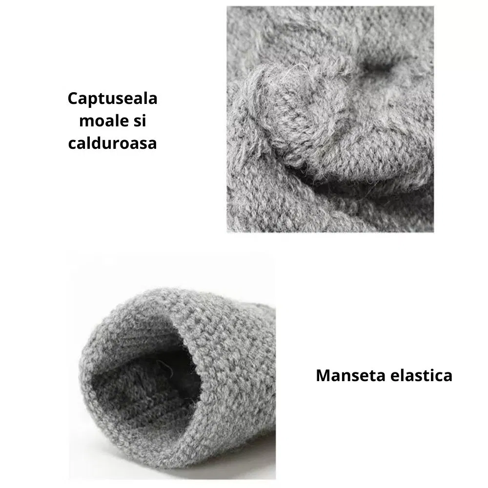 Manusi barbati iTouch screen sensitive, Tricot [9]