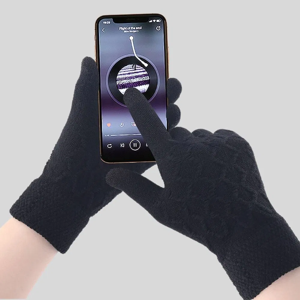 Manusi barbati iTouch screen sensitive, Tricot [4]