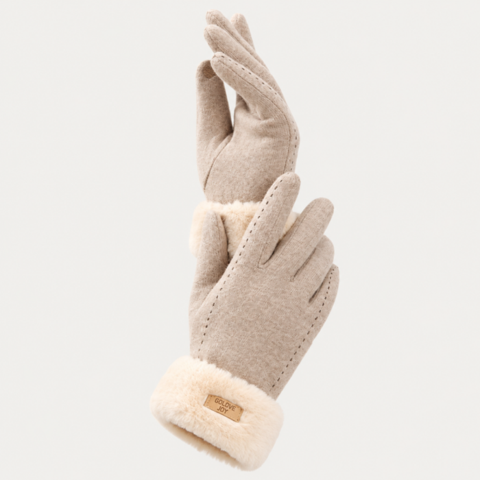 Manusi de dama touchscreen din Casmir 70% si cu blanita [5]