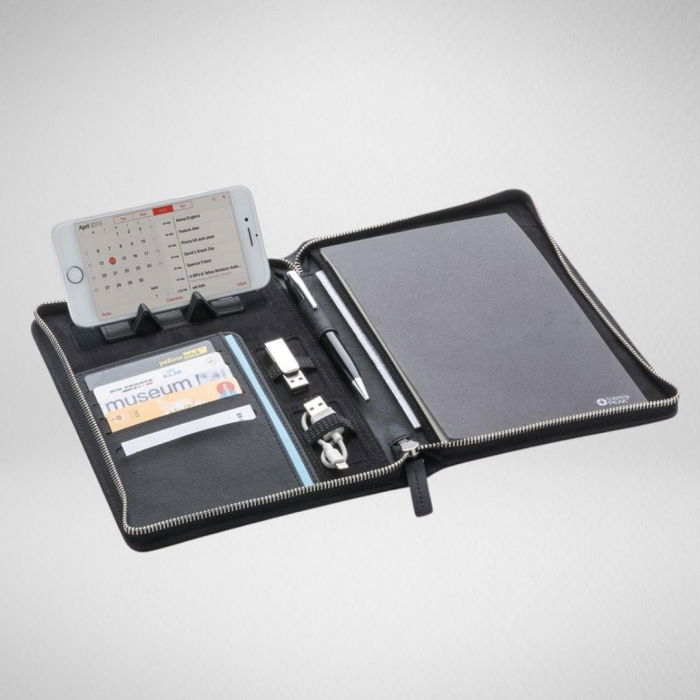 Mapa A5 cu fermoar si suport pentru telefon Swiss Peak Heritage [1]