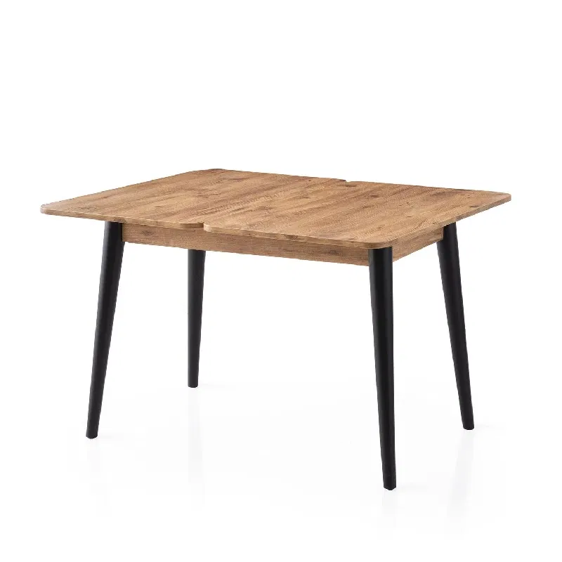 Masa extensibila Dolunay, pin atlantic, picioare metalice, 100x75 cm [7]