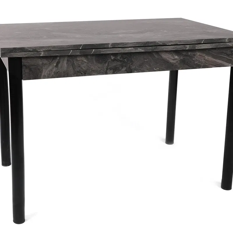 Masa extensibila Polo, negru, picioare metalice, 110x75 cm [3]