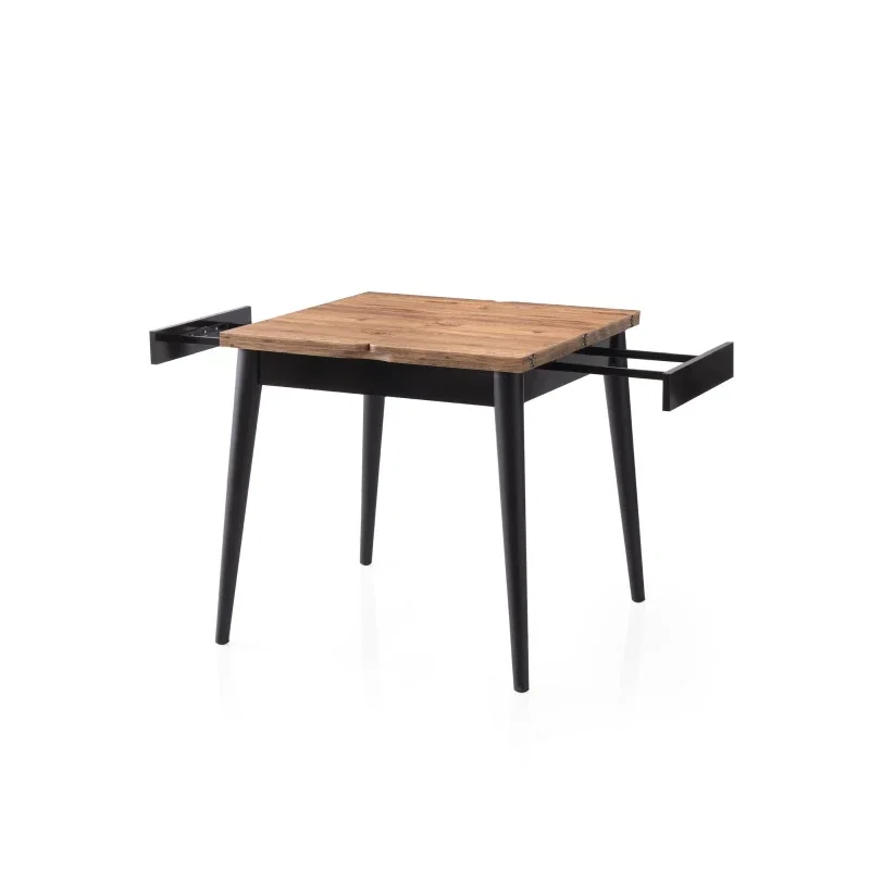 Masa extensibila Totem pin atlantic, picioare metalice, 80x75 cm [4]