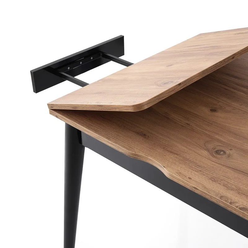 Masa extensibila Totem pin atlantic, picioare metalice, 80x75 cm [8]