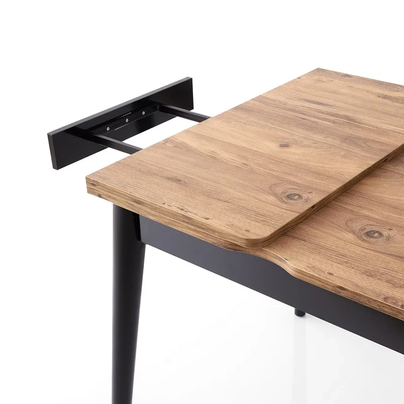 Masa extensibila Totem pin atlantic, picioare metalice, 80x75 cm [7]