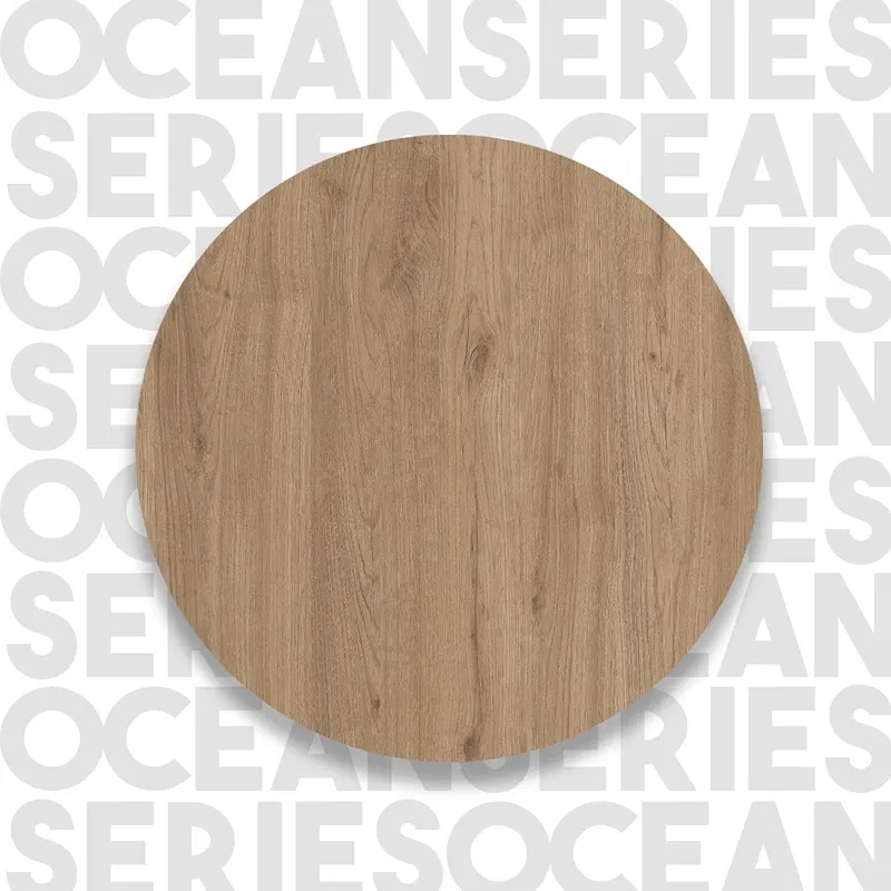 Masa laterala nuc cu picioare metalice 60x60 cm [5]