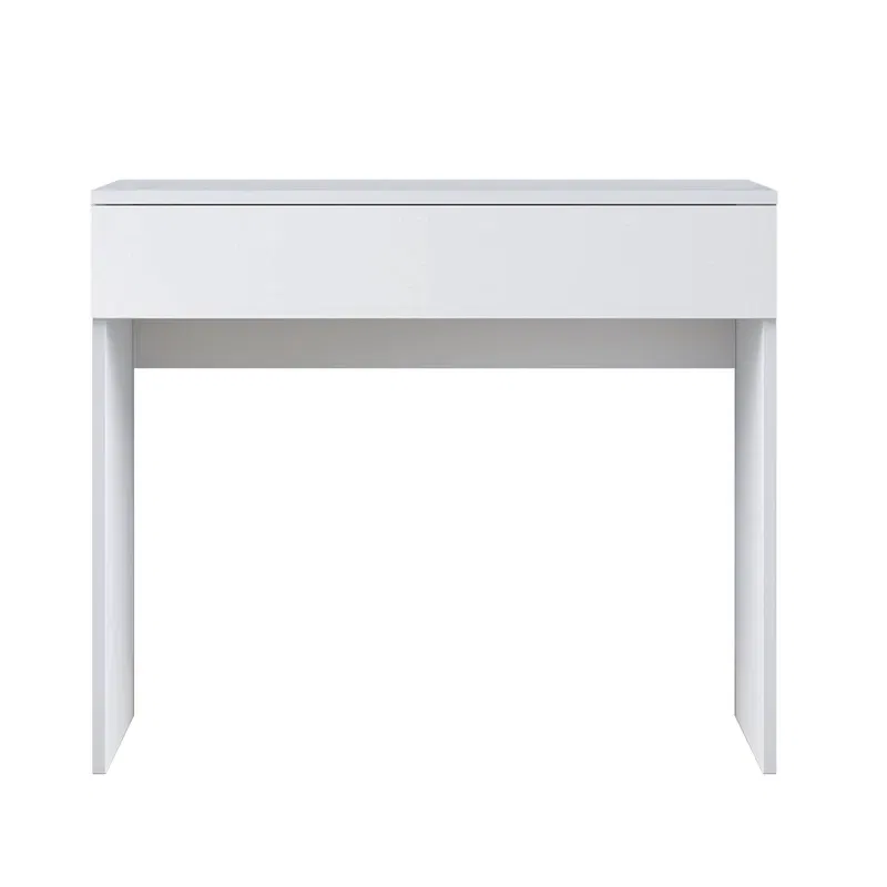 Masa machiaj alba, compartimentare practica si eleganta 90x76,8 cm [4]