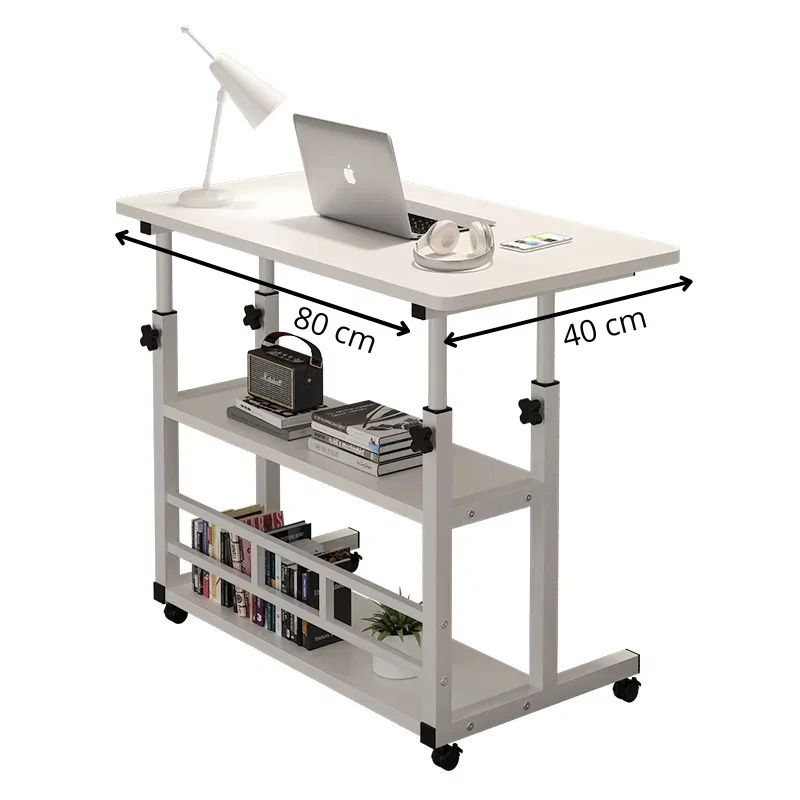 Masa multifunctionala reglabila pentru laptop, pat si birou cu raft [10]