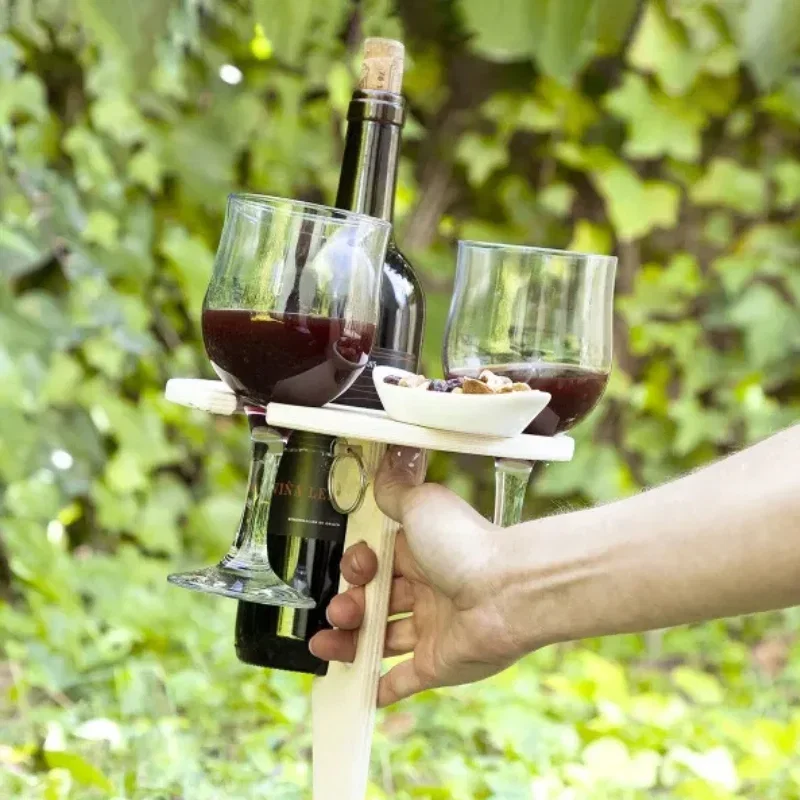 Masa Pliabila de Picnic cu Suport pentru Sticla si Pahare [5]