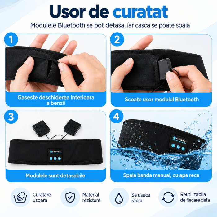 Masca de Dormit cu Bluetooth [9]