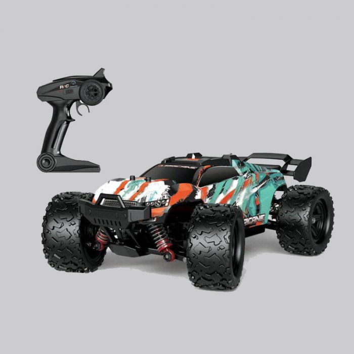 Masina cu Telecomanda Linxtech Huricane 4X4, 36Km/h, Verde [1]