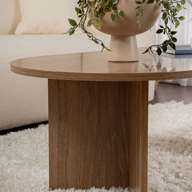 Masuta cafea Sable nuc, design sofisticat 119x39,8 cm [5]