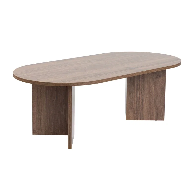 Masuta cafea Sable nuc, design sofisticat 119x39,8 cm [2]