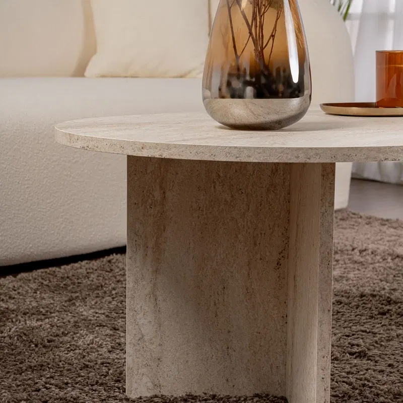 Masuta cafea travertin eleganta Sable 119x39.8 cm [4]