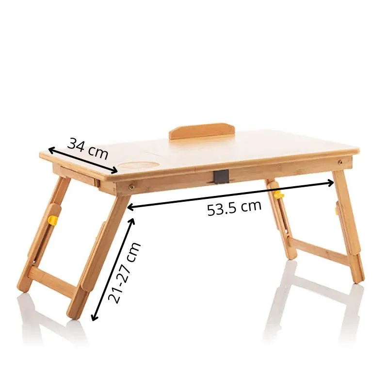 Masuta laptop LapWood din bambus [11]