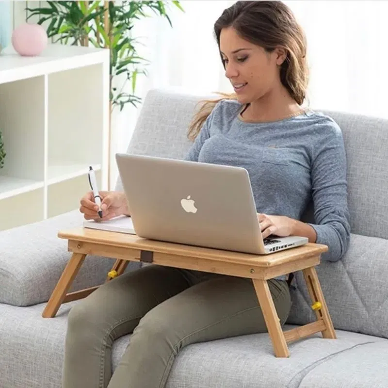 Masuta laptop LapWood din bambus [2]