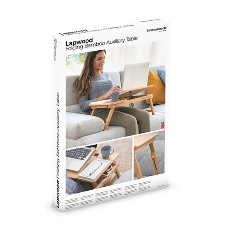 Masuta laptop LapWood din bambus [13]