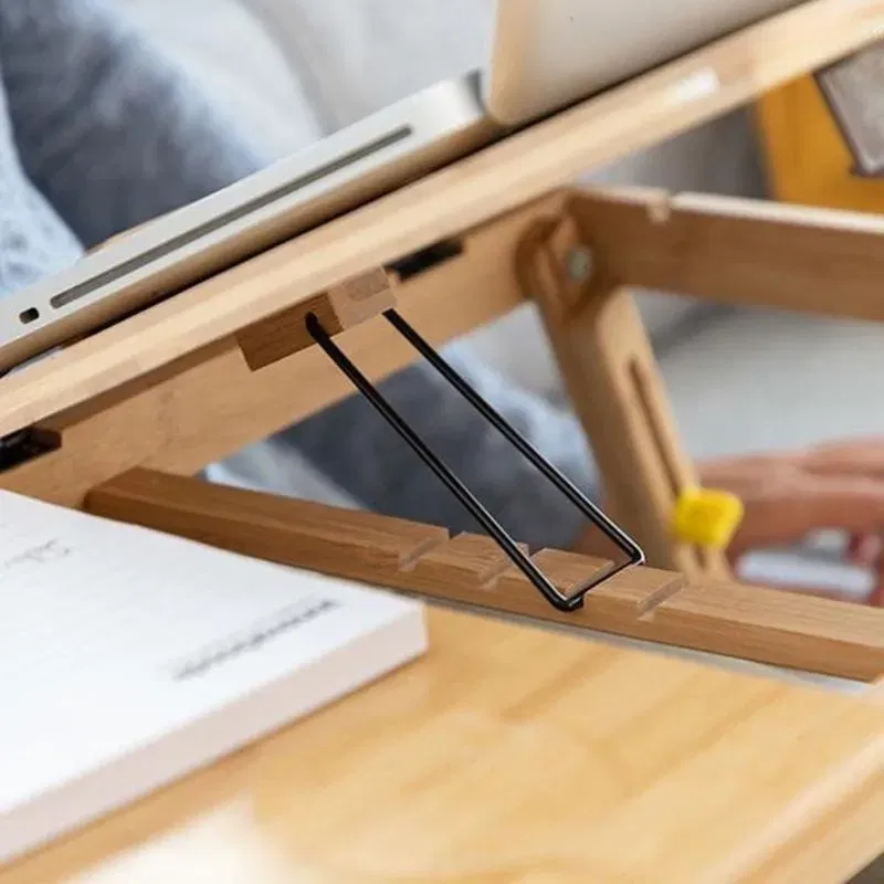 Masuta laptop LapWood din bambus [7]