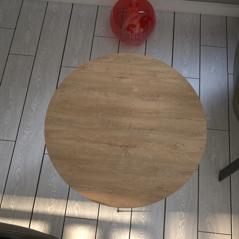 Masuta Sandalf, stejar caucazian, 40 cm, design elegant si versatil [3]