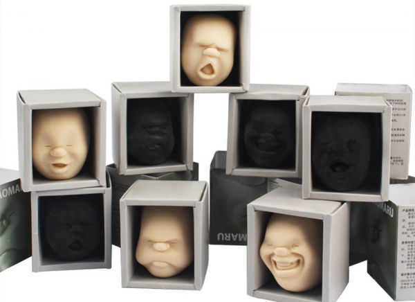 Minge antistres cu fata umana [10]