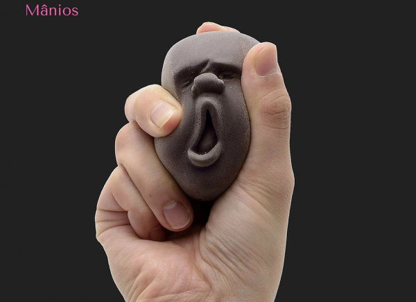 Minge antistres cu fata umana [1]