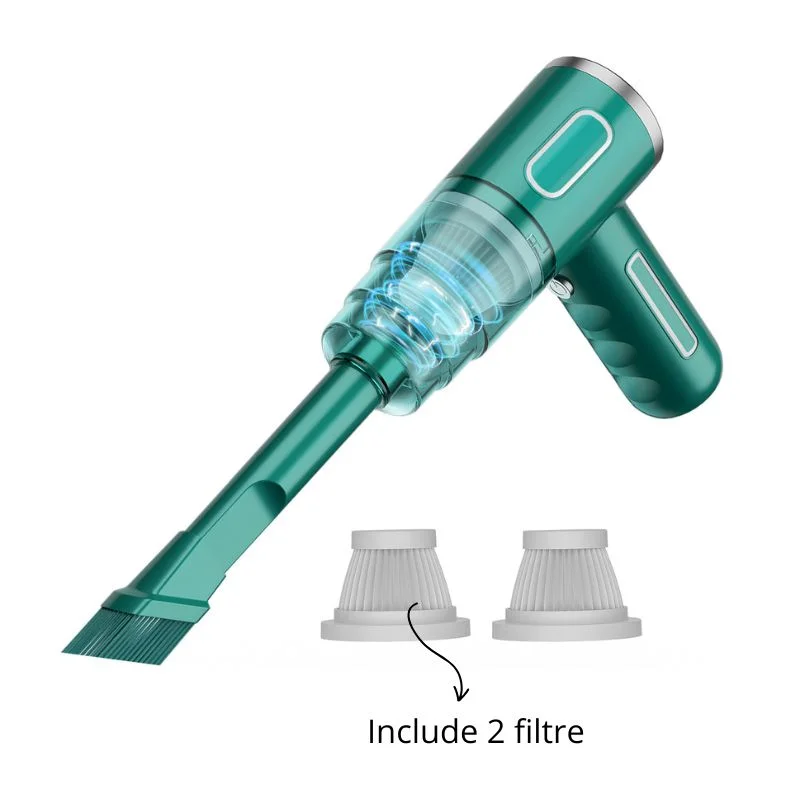 Mini aspirator auto portabil 45W [15]