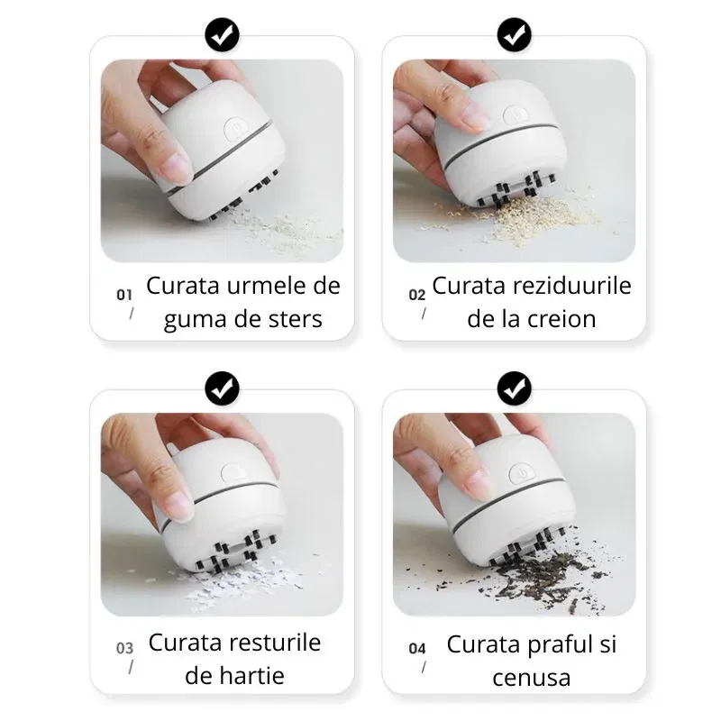 Mini aspirator portabil pentru birou [11]