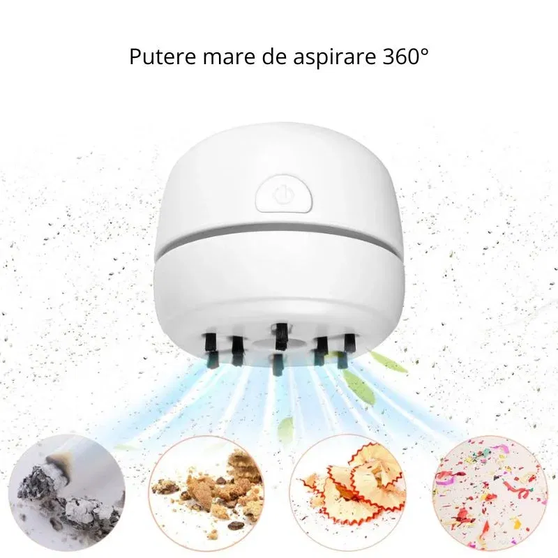 Mini aspirator portabil pentru birou [6]