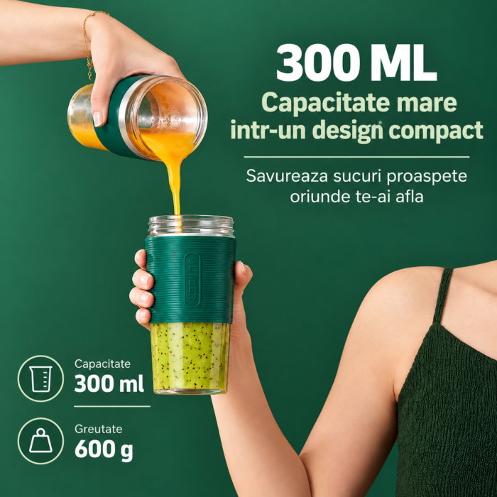 Mini blender portabil cu incarcare USB [3]
