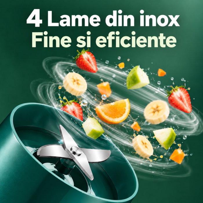 Mini blender portabil cu incarcare USB [4]