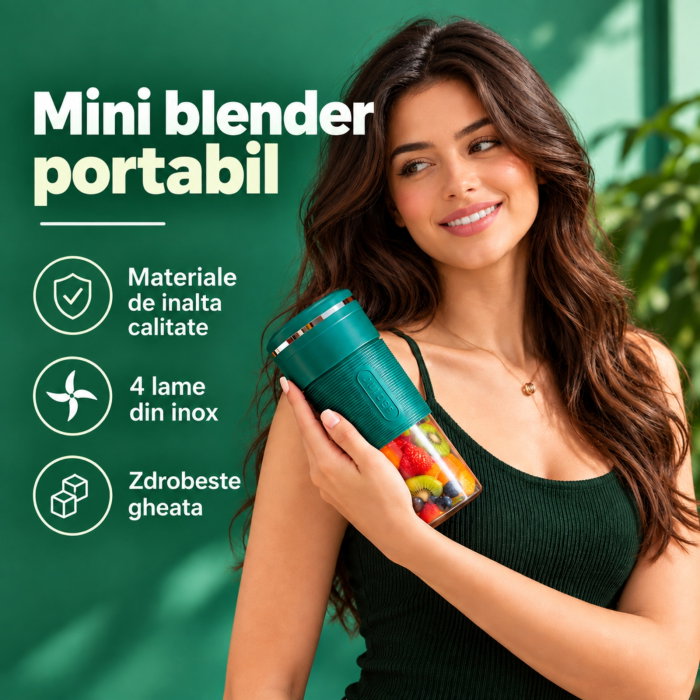 Mini blender portabil cu incarcare USB [2]