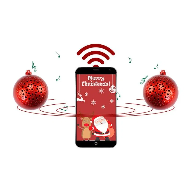 Mini Boxa Portabila cu Bluetooth, Glob de Craciun [9]