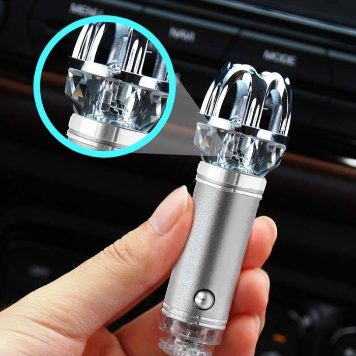 Mini purificator de aer auto Argintiu [10]