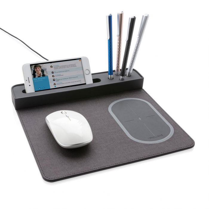 Mousepad cu incarcare wireless 5W si USB [3]