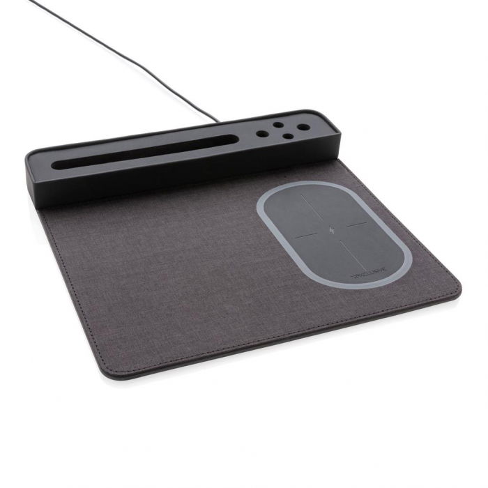 Mousepad cu incarcare wireless 5W si USB [5]