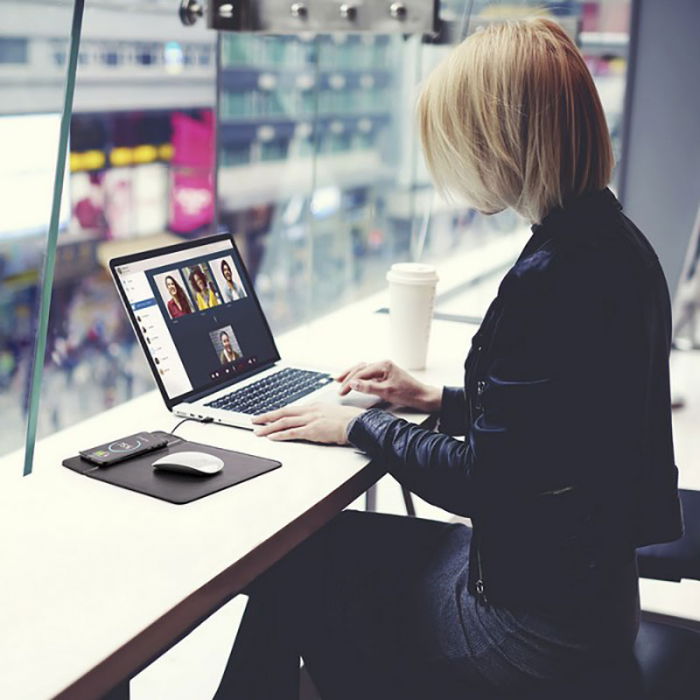 Mousepad cu incarcator wireless QI, 1000 MAH [1]